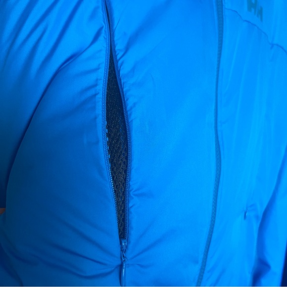 Helly Hansen Regulate Midlayer Jacket Blue SZ M Lightweight Gorpcore Outdoor Ski - Picture 6 of 13